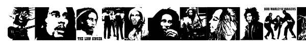 Bob Marley font preview